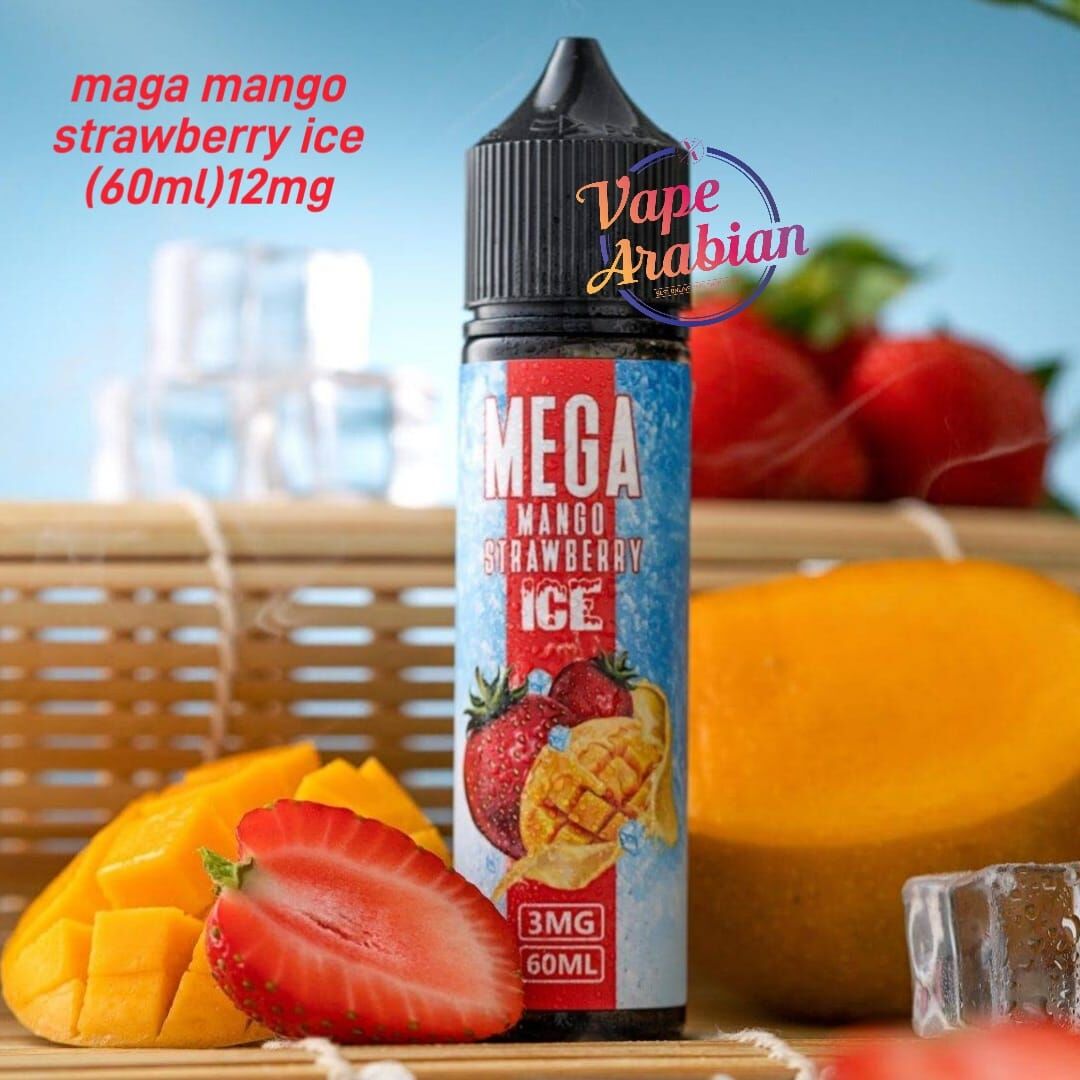 Mega 12mg Nicotine Vape Juice 60ml In UAE  Best Vape City UAE