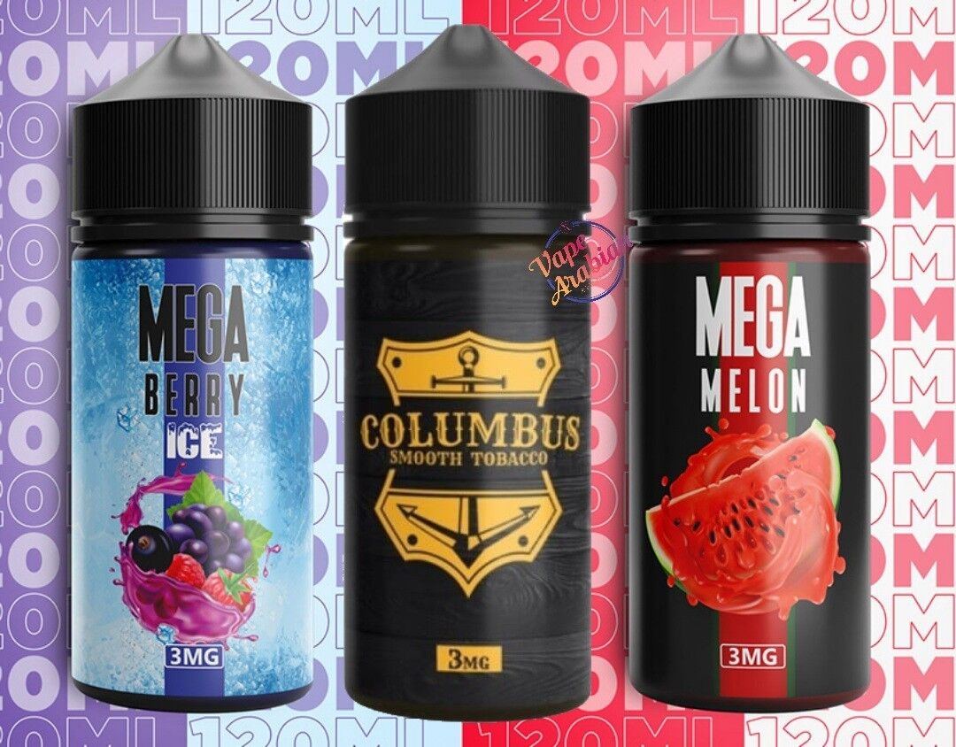Mega 120mL Vape Liquid By Grand E-Liquid In UAE