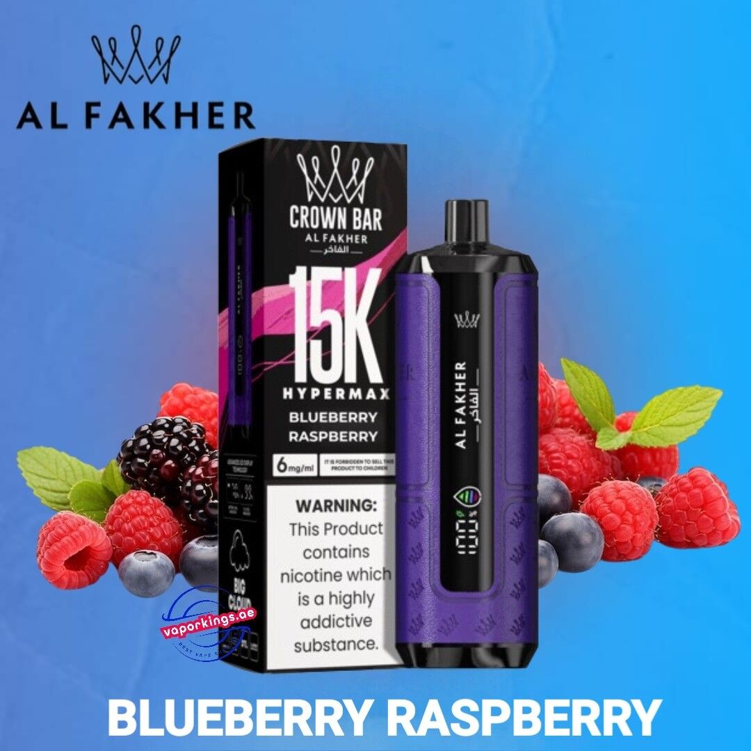 Al Fakher Crown Bar 15000 Puffs Hypermax Disposable Vape In UAE  Best Vape  City UAE
